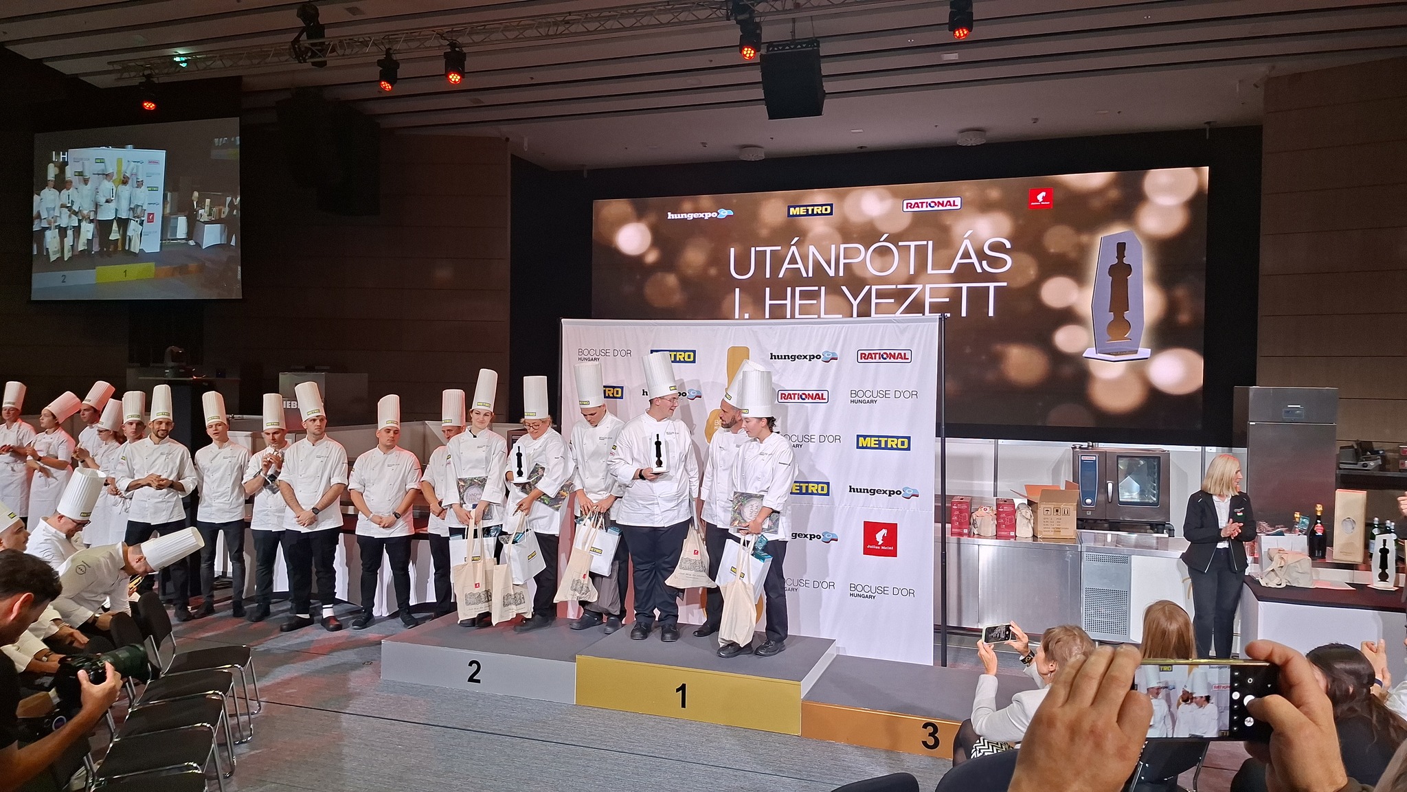 Első helyezést ért el Csapatunk a Magyar Bocuse d’Or Akadémia​​​​​​​ versenyen!